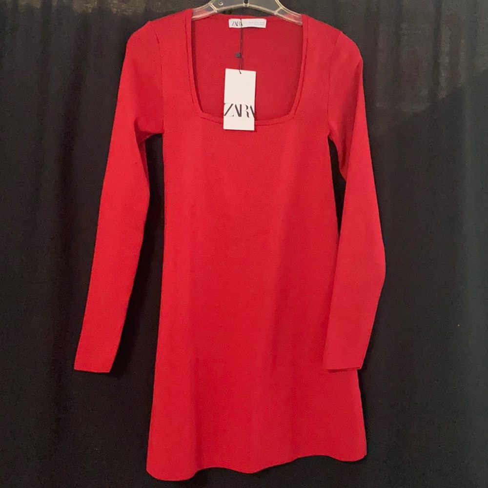 Zara knit mini dress